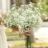 Konstgjorda PU Gypsophila Bouque Blommor Bröllop Fake BabysBreath Blommor Julfest Bordsdekoration Bukett Simulering Babys andetag