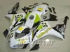 Injektionsgjutning Högkvalitativ fairingkit för Honda CBR1000RR 06 07 CBR1000 RR 2006 2007 Green White Hannspree Fairings Set VV40