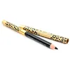 Whole2pcs lápiz delineador de ojos negro lápiz de cejas cepillo de peine de cejas resistente al agua cosméticos de maquillaje 3630485