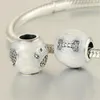 Breloques animaux de compagnie en argent sterling S925, adaptées aux bracelets de style bijoux originaux, empreinte de chien, LW56037915386697710