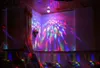 DHL 3W E27 RGB éclairage polychrome LED lumière de scène en cristal Auto rotatif effet de scène DJ lampe mini ampoule de scène 200
