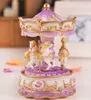 Leidde Toys Merry-Go-Round Music Box met LED Light Christmas Valentine verjaardagscadeaus voor meisjes vrienden kinderen6459735