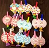 Nouvelle fête d'anniversaire sifflet soufflant trompette enfant fabricant de bruit jouets enfants fête faveurs de noël décoration fournitures cadeau livraison directe