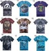 T-shirt da uomo con stampa animalier 3D Tees T-shirt da uomo creativa in cotone sport punk rock t-shirt manica corta estate spiaggia bandhnu abbigliamento