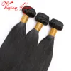 Brésilien Virgin Hair Straight Weave 4 paquets avec fermeture en dentelle noire noire non transformée indienne Peruvien Human Human Bu7156258
