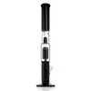 15 inches tall glass bong hookahs pipe glass water pipe glass oil pipe with black color 6 arm
