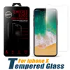 Skärmskydd för iPhone 15 14 13 12 11 Pro Max XS Max XR Tempered Glass Samsung A12 A14 A54 5G Moto G Stylus LG Stylo 6 med låda