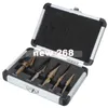 Bits 5 Pcs Hss Cobalt Multiple Hole 50 Sizes Step Drill Bits Set Kit with Aluminum Case Sharpening Drill Bits Forstner Drill Bits