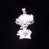 Bestseller Schmuck ICP Insane Clown Posse Riddlebox Edelstahl Charm Twiztid seltene Juggalo-Halskette mit 3 mm 30 Zoll Kugel Chian