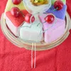 Feis Elegante torta nuziale Topper di alta qualità a doppio cuore Diamond Bride and Groom Cake Topper Forniture per matrimoni torta regalo 4548875