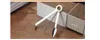 A Simple Three Metal Folding Pipe Fittings of Portable Multifunctional Cleaning Smoke Knife Pressure Rod Rod Tick Spatula