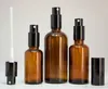 Amber Glass Spray Parfum fles Parfum Verstuiver Dikke Lege Cosmetica Container 5-100 ml