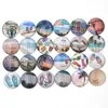 Nowy przylot 18 mm Cabochon Glass Stone Button Ocean Scena plaży Flip Flip Flop Buttons do Snap Jewelry Bransoletę Naszyjnik