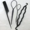 Hair Twist Styling Clip Stick Bun Maker Braid Tool Hair Accessories New Fashion 1 set=4pcs Free shipping