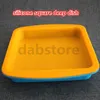 chaud DHL livraison gratuite plat en silicone casserole profonde forme carrée 8 "X8" convivial anti-adhésif silicone conteneur concentré huile BHO fda plateau en silicone