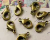 1000 Pcs Silver /Gold/Bronze/Copper Plated Lobster Claw Clasps For Jewelry Making 12mm