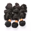 Extensões de cabelo brasileiras 4pcs de estilo cacheado solto cor de cabelo natural cor natural