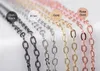 10PCS/lot DIY Alloy Rolo Link Chain Floating Necklace Fit For Magnetic Glass Living Charms Locket Jewelrys