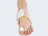 2st / lot Free Shpping Två hål Bunion Hallux Valgus Ortopedic Toe Separator Big Thumb Splint Straightener Corrector Aid