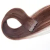 top quality grade 8a 20g pieces 80g 40pcs glue skin weft pu tape in human hair extensions 16 18 20 22 24inch brazilian