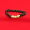 Lava Rock Stone Beads Bracelet Natural Stone Turquoise Prayer Buddha Bracelets Bangle Cuffs Women Men Fashion Jewelry