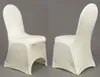 Voorraad Promotie: White Spandex met een Voorboog Banket Lycra Chair Cover 100st