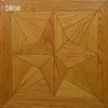 Czerwony Dąb Podłogi Medalion Spirting Formierki Sztuka Wood Floor Decor Wystrój Room Dywaniki Wnętrze Tapety Inkrustowane Parkett Marquetry Płytki Zakończone Drewno zaprojektowane