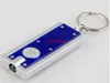 100 stks / partij DHL Gratis Verzending Mini LED Camping Keyring Flash Light Torch Sleutelhanger Lamp Sleutelhanger R02