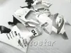 Kit carenatura personalizzato gratuito per carenature Honda stampaggio a iniezione cbr900rr 954 2002 2003 CBR 900RR bianco argento REPSOL set CBR954 02 03 YR54