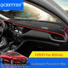 QCBXYYXH Car-Styling Cruscotto Tappetino protettivo Ombra Cuscino Pad Tappeto interno per Buick Regal Opel Insignia 2017 2018 LHD