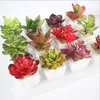 12pcs/pack spring autumn series bonsai flower pots planters artificial green plants mini ceramic pots flower vase