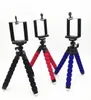 Hållare Flexibel Octopus Tripod Bracket Selfie Stand Mount Monopod Kamera Stativ Flexibelt ben Stativ Tillbehör Till Iphone 6s Samsung Kamera