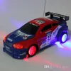 Hot-sale Remote Control Car Eletric Light Flash Car Bling Tire Automobile Race Car Toys Children Kids Gift Free Shipping