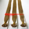 100g 100strands Pre Bonded Nail U Tip Extensions Hair Extensions Human Hair 18 20 22 24 cali M1822 Kolor Brazylijski Indian Włosy Najwyższej jakości