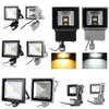 PIR Kızılötesi Hareket Sensörü led ışıklandırmalı 110-265 V 10 W 20 W 30 W 50 W COB IP65 Bahçe için led Sel Işık led spotlight açık