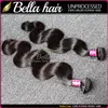 Bella cheveux 8a 830 pouces trame de cheveux brésiliens haute qualité extension de cheveux humains couleur naturelle vague de corps