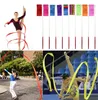 Retail 4M Gym Dance Ribbon Colorful Rhythmic Art Ballet Gymnastic Streamer Twirling Rod Stick Fitness dance Ribbons Gift 9 Colors