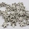 200 pièces alliage feuille d'érable pendentifs à breloques pour la fabrication de bijoux boucles d'oreilles collier accessoires de bricolage 13.5x17mm