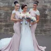 Luxury Wedding Wed Bridesmaid Dress Crew High Neck Cutout Formal Events Bridesmaid Gowns Floor Length Cheap Beach Long Bridesmaids Dresses