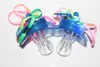 50pcslot 95 cm rolig LED Glow Pacifier Nipple Whistle Necklace LED Light Up Blinking Bubble Rave Party Blinking Key Finder Xmas G8940963