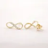 boucles d'oreilles infinity