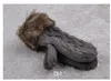 女性のFauxの毛皮ミトン冬のニットホルターグローブミトン女性のためのメトン12ペア/ロット送料無料