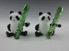 Hurtowe szklane rury panda styl palenia rury szklane rury szklane rury mini bong darmowa wysyłka