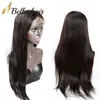 黒人女性のためのストレートブラジルの髪のgluelessフルレースウィッグ10-24インチナチュラルカラーフロントレースロングウィッグ130％150％180％