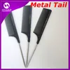 Hair comb hair brush with metal tail hair extensions tools for hair products best quality in stock