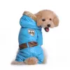 Новая модная одежда для собак, одежда для собак с принтом печати pet039s, осенне-зимняя куртка, пальто розового и синего цвета5959307