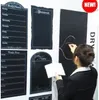 Moda Sıcak 45x200 cm Çıkarılabilir Blackboard Sticker Vinil Kara Tahta Duvar Sticker Çocuk Oyuncak Eğitim Oyuncak Boyama Kurulu KD1