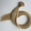 Extensions de cheveux humains à pointe plate pré-collées 50g 50 brins 18 20 22 24 pouces #22 couleur produits capillaires indiens brésiliens