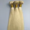 Weaves Color 613 Blonde Brazilian Human Hair Weave 2 Bundles 200Gram Free shipping,straight and body wave option