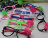 Led flash lunettes cadre nouveaux enfants fille garçon dessin animé lumières clignotantes lunettes fête bar événement fournitures décoration Noël enfants cool cadeau